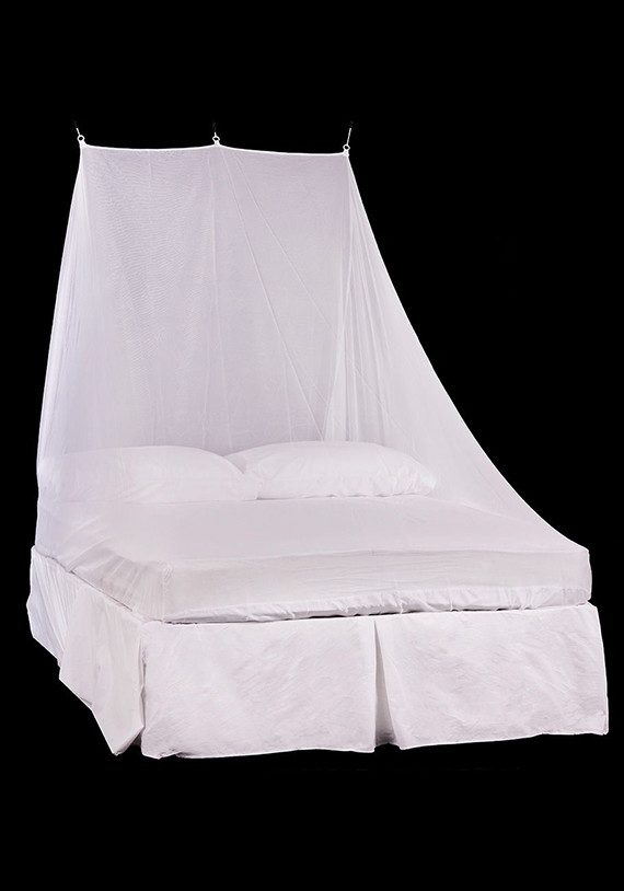 Premium Double Wedge Net in Pouch Over Bed