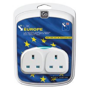 UK Europe Adapater Duo Packaged
