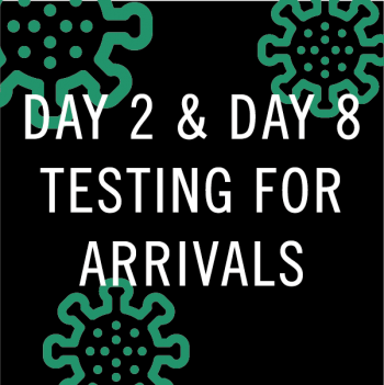day 2 only or day 2 & day 8 PCR tests