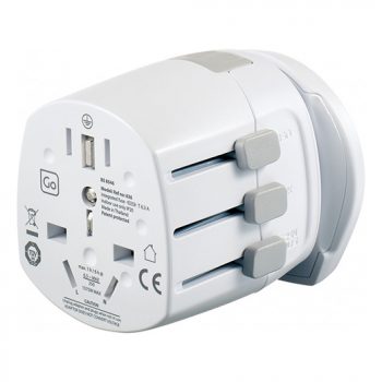 Worldwide adapter adjustable sliders