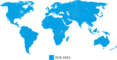 HPV Risk Area Map